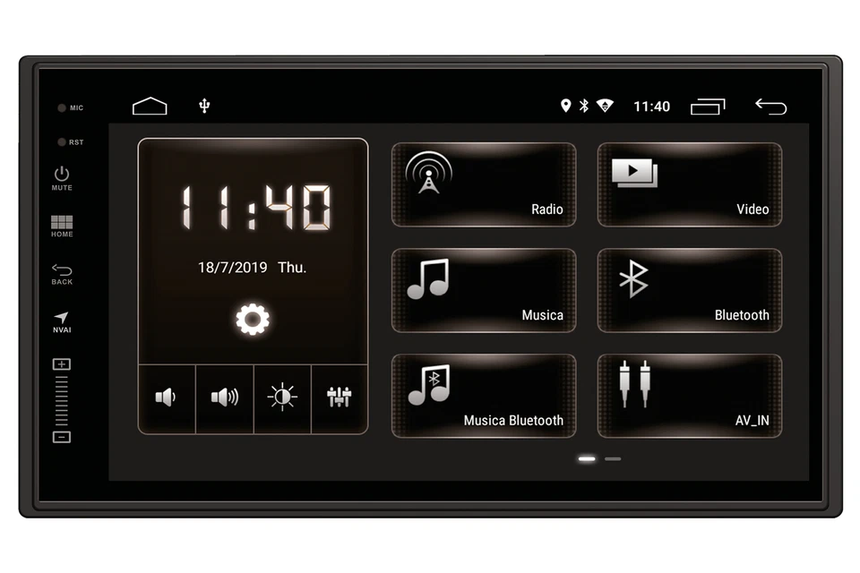 Phonocar VM002DE autoradio android con DAB bluetooth e schermo 6.95" e mappe e