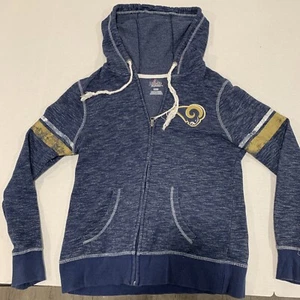 Los Angeles Rams Magestic Women’s Hooded Sweatshirt Size M - Picture 1 of 4