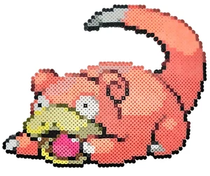 Slowpoke Pokémon Pixel Art Perler Bead Art - Bild 1 von 3