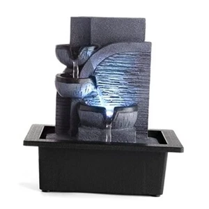 Indoor Fountain Tabletop Fountain Waterfall Fountains Relaxation Water Style 6 - Picture 1 of 7