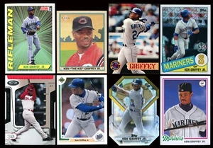 Ken Griffey Jr. LOT OF (8) CARDS - Seattle Mariners/Cincinnati Reds - Picture 1 of 1