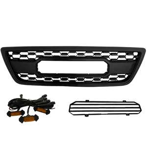 Blackout Grille - Fits 1998-2002 Lexus LX470 100 Series - Black LED Grill - Picture 1 of 3