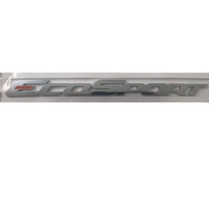 Silver Chrome Trunk Letters EcoSPORT Symbols Emblem for Ford EcoSPORT Badge - Picture 1 of 6