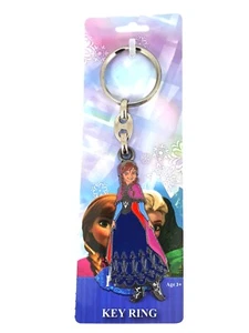 Disney Frozen Anna Die Metal Fundido y Acrílico Llavero Dije Con Licencia y Tarjeta - Imagen 1 de 1