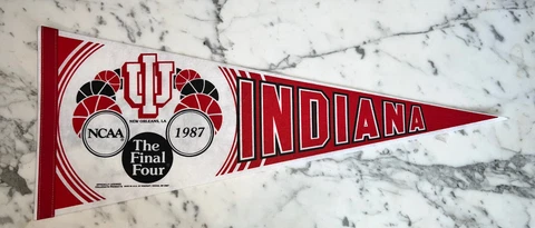 INDIANA 1987 FINAL FOUR PENNANT Cover