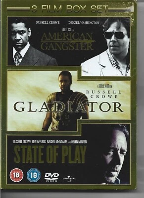 Russell Crowe - Triple Film Compilation - DVD - 2010 - NEW SEALED - UK FREEPOST - Image 1 of 2