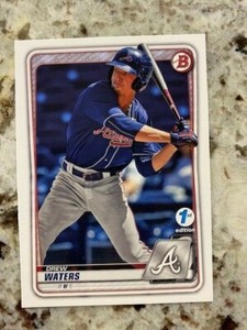 2020 BOWMAN 1st EDITION CARD ATLANTA BRAVES DREW WATERS #BFE-2