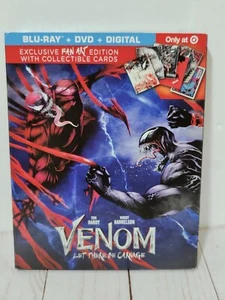 Venom Let There Be Carnage Target Exclusive Fan Art Edition Blu-ray DVD Dgtl New - Picture 1 of 11