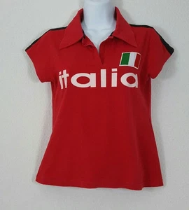 Italia Damen T-Shirt Flügelärmel rot Größe XS - Bild 1 von 1