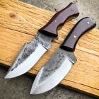 6" Blacksmith Carbon Skinner Micarta Fixed Blade Hunting Survival Knife W Sheath