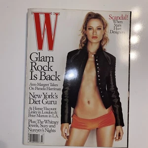 W Magazine October 1998 Carolyn Murphy 90s Luxury Fashion Celebrity Like New - Picture 1 of 1