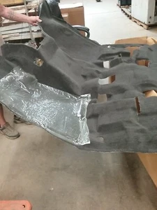 Genuine GM Ebony Floor Panel Carpet 20905557 25896607 New Silverado Sierra Crew - Picture 1 of 5