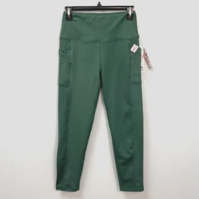 Leggings deportivos LEG3ND verdes cintura alta para mujer talla pequeña con bolsillo Foto 1 de 4
