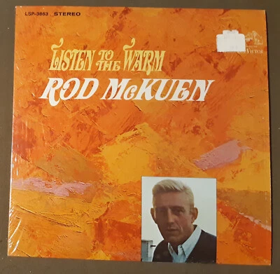 Rod McKuen Listen To The Warm by RCA Victor Records 33rpm VINYL LP w/shrinkwrap - Image 1 of 3