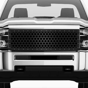 300 INDUSTRIES Steel Grille for 2015-2019 Chevy Silverado 2500 3500 HD - HONEYCO - Picture 1 of 2