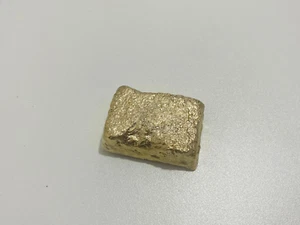 130 Grams Scrap Gold Bar For Gold Recovery Melted Different Computer Coins Pins - Picture 1 of 12
