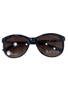 Kay Unger Damen Sonnenbrille K623 57 mm Blau RX-fähig Neu - Bild 1 von 5
