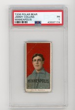 1909-11 T206 Polar Bear Jimmy Collins Minneapolis PSA 1