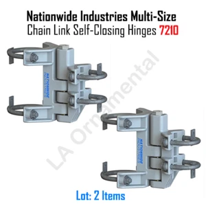 Nationwide Industries Multi-Size Kettenglied selbstschließende Scharniere 7210 (ein Paar) - Bild 1 von 4