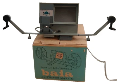 Baia Ediviewer Mark II Super 8 Editor de Películas Caja Original "NECESITA BOMBILLA" Foto 1 de 4