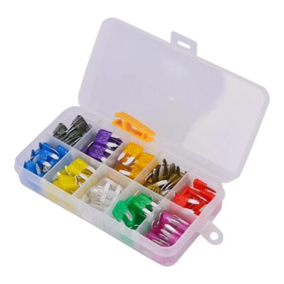 120pcs MINI Blade Fuse Assortment Auto Car Motorcycle SUV FUSES Kit APM ATM - Image 1 of 4