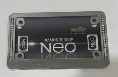 Mini marco de matrícula Cruiser 77830 Neo Diamondesque, cromo 7 1/2 x 4 5/8 Foto 1 de 3