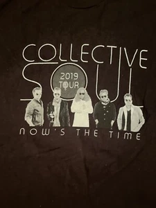 Collective Soul 2019 Tour Concert Tee Now's The Time Many sizes New - Picture 1 of 8