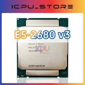 Intel Xeon E5-2680 v3 SR1XP 2.5GHz 12Cores 120W LGA2011-3 CPU Processor - Picture 1 of 3