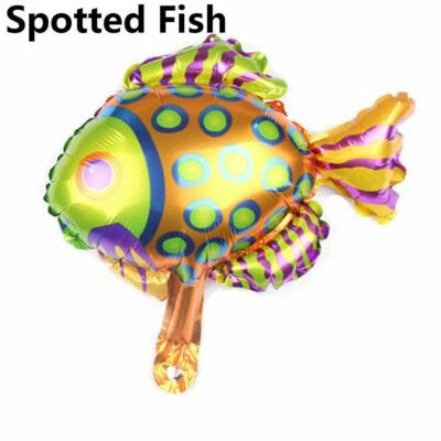 Huge Tropical Fish Foil Balloon Animal Birthday Party Decoration Helium or Air — 第 1/4 张图片