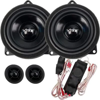 Vibe Optisound 4in Komponenten Heck Lautsprecher OEM Upgrade Set für BMW X2 E39 - Bild 1 von 4