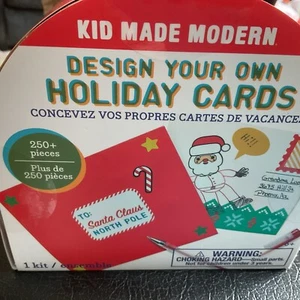Kids Made Modern Design Your Own Holiday Cards (1 Kit) - Picture 1 of 5