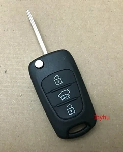 3 Button For KIA Rondo Sportage Soul Rio Ceed Flip Remote Car Key Fob Case Cover - Picture 1 of 4
