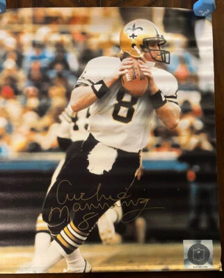 ARCHIE MANNING Signed Autographed Large Canvas Wall Art 32" X 38" - Image 1 of 2