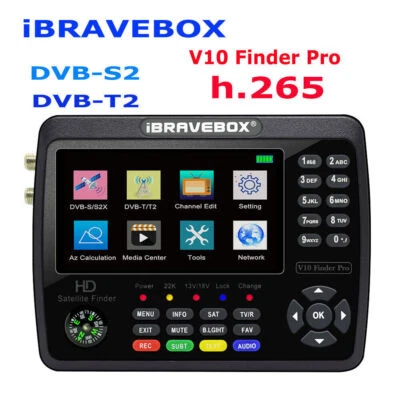 NEW iBRAVEBOX V10 Finder Pro H.265 DVB-S2 DVB-T2 WS-6933  ws-6906 V8 Finder - Image 1 of 4