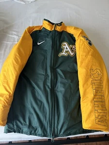 Nike Oakland Athletics Jacket Mens Medium Green MLB - Picture 1 of 2