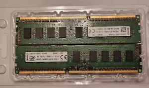 2 x Kingston DDR3-RAM 4GB PC3-12800E SL4D316E11D8HE 9965525-096 - Picture 1 of 1