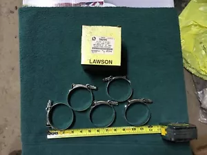5 New Lawson T-Bolt Hose Clamps 300 Series 56206 2-1/2'' to 2-13/16'' Breeze - Picture 1 of 3