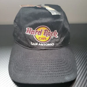 NWT Hard Rock Cafe San Antonio Black "Love All Serve All" Adjustable Hat - Picture 1 of 10