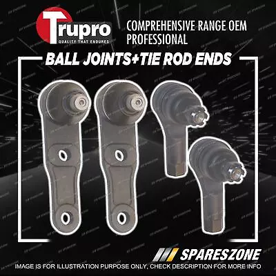 Trupro Ball Joint Tie Rod End Kit for Ford Capri SA SE Laser KC KE 1984-1994 - image 1 of 2