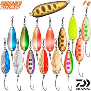 Daiwa Crusader Gekiatsu 7g 35mm Forellenlöffel verschiedene Farben - Bild 1 von 13