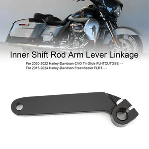 1602-0868 Inner Shift Rod Arm Lever Linkage Road King FLH FLT FLRT 84-19 Black U - Picture 1 of 12