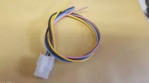 Alpine 3342 EQ 6 PINES 4 CABLES ENCHUFE DE ALIMENTACIÓN CABLE ARNÉS DE PLOMO TELAR 50CM - Imagen 1 de 3