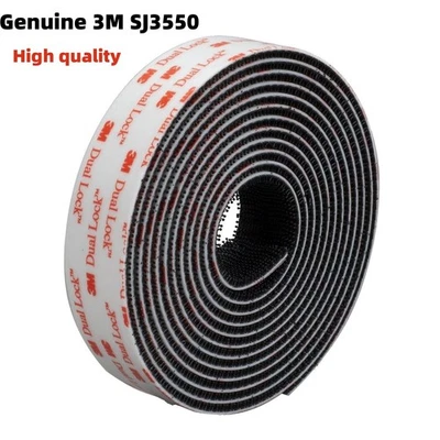 3M Dual Lock Reclosable Fastener SJ3550 250 Black, 1 in x 4Ft - Image 1 of 4