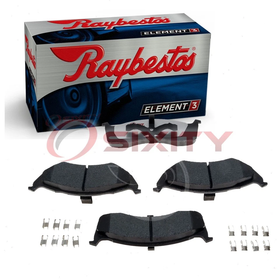 Juego de pastillas de freno de disco delanteras Raybestos Element3 para Chrysler Concorde gy 1993-2004 Foto 1 de 4