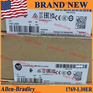 NEW FACTORY SEALED 1769-L30ER NEW PLC CompactLogix 1MB ENet Controller - Picture 1 of 7