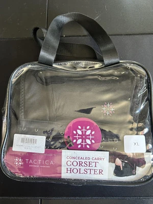 Tactica Womens Concealed Carry Corset Holster XL Black - Image 1 of 2