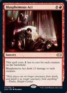 mtg magic Blasphemous Act FRENCH vf fr Acte blasphematoire double masters - Bild 1 von 1