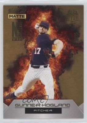 2022 MATTE National Convention VIP Gold - Orange Flames /25 Gunner Hogland - Image 1 of 2