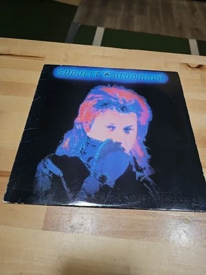 Aldo Nova - Subject LP Vinyl Record 1983 CBS Portrait ¿ - Image 1 of 4