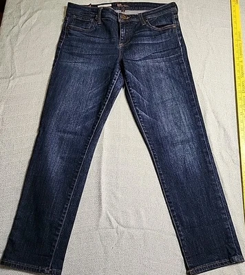 Kut From The Kloth Catherine Size 6 Slim Boyfriend Jeans Medium Wash Womens Cuff - Image 1 of 4